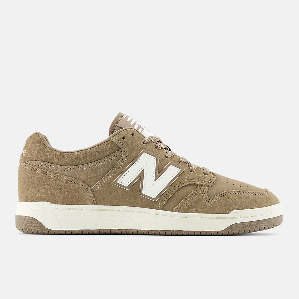 New Balance 480 Shoes Mushroom with Sea Salt